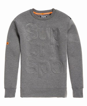 Superdry Combat Scuba Crew Férfi Pulóver Szürke | ITHVY8794